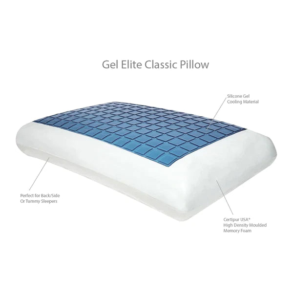 Cool Gel Elite Memory Foam Pillow by Flexi Pillow