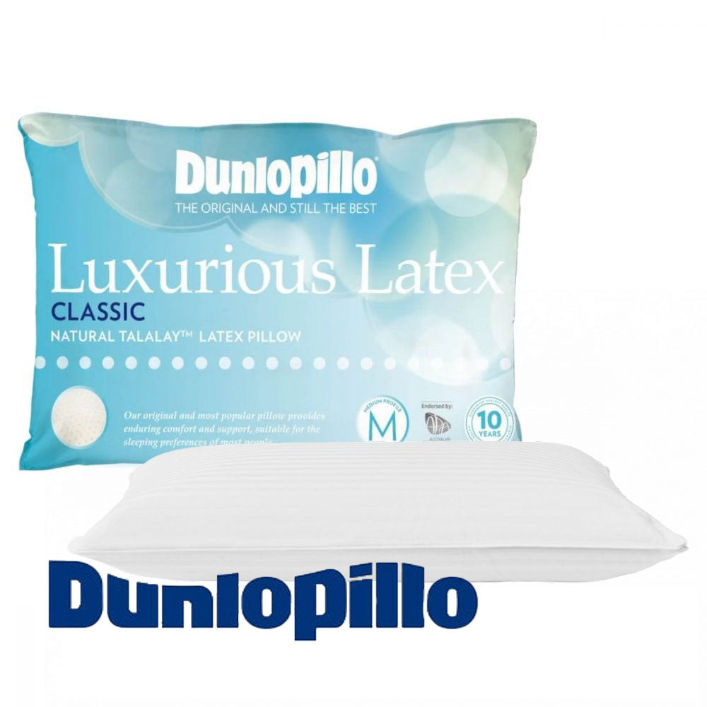 Dunlopillo Latex and Memory Foam Pillows Pillow World