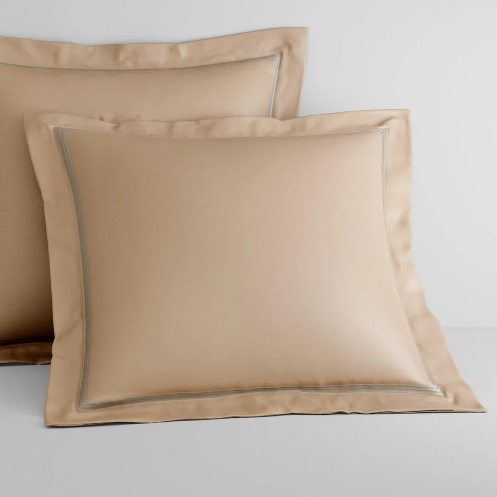 1200TC Palais Lux ALMOND Tailored European Pillowcase by Sheridan