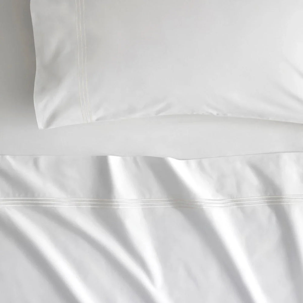 1200TC Palais White Standard Pillowcase Pair by Sheridan