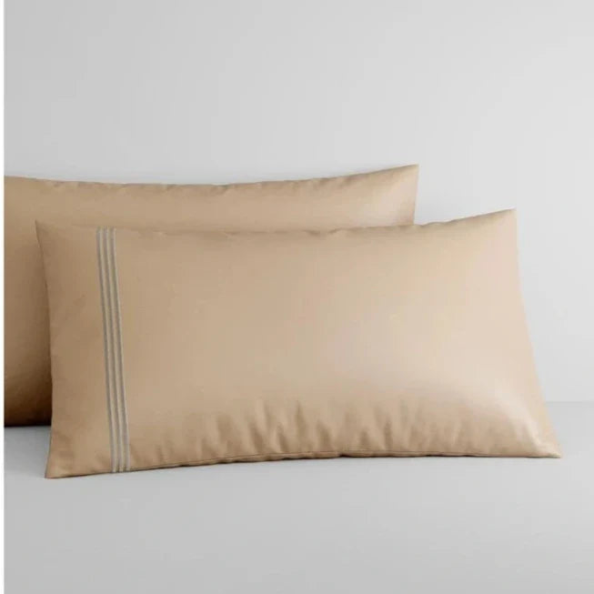 1200TC Palais Lux ALMOND Standard Pillowcase Pair by Sheridan