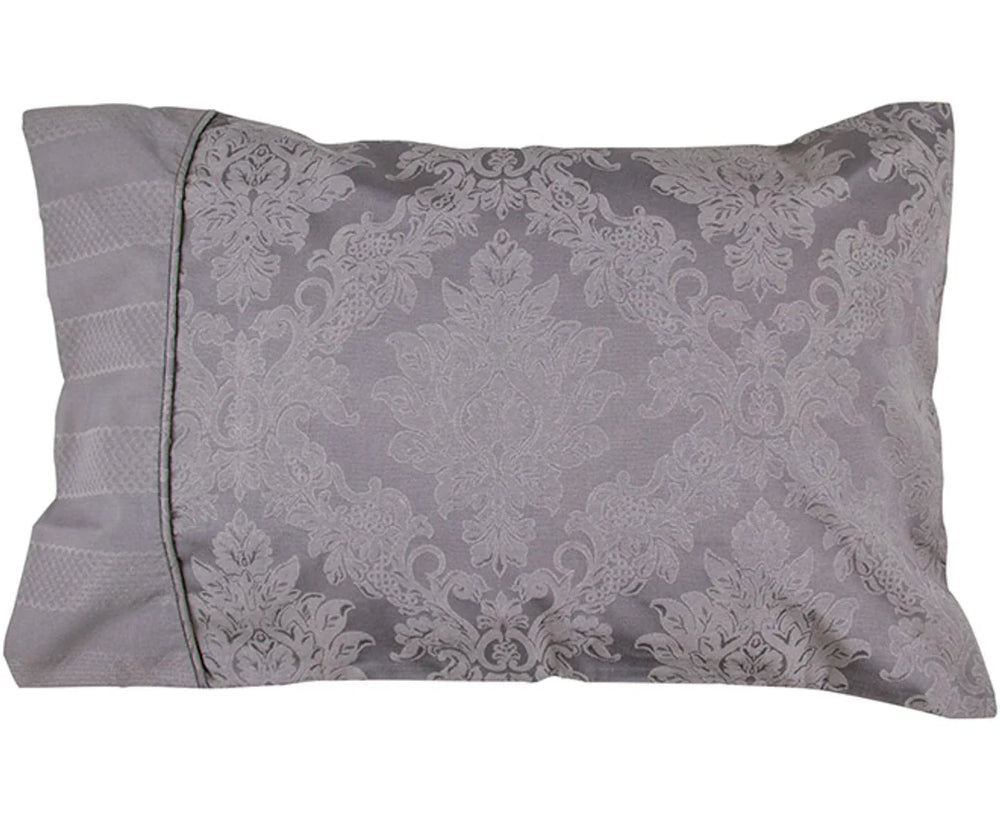 Hopkin Flax Standard Pillowcase Pair by Sheridan