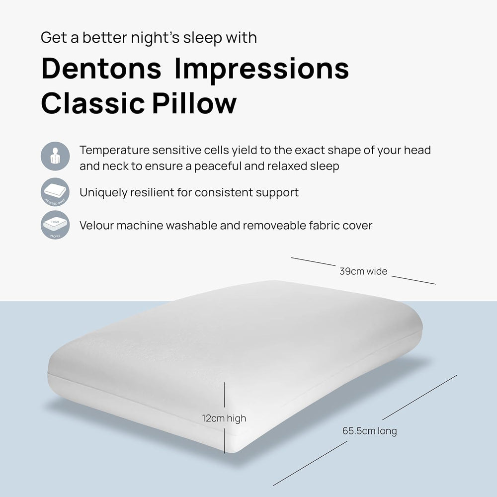 Dentons Impressions Classic Memory foam Pillow