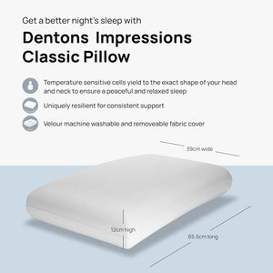 Dentons Impressions Classic Memory foam Pillow
