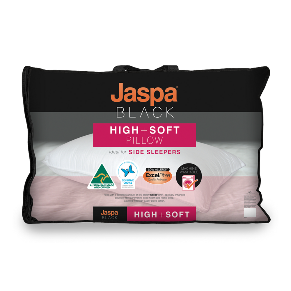 Jaspa Herington Black High & Soft Pillow