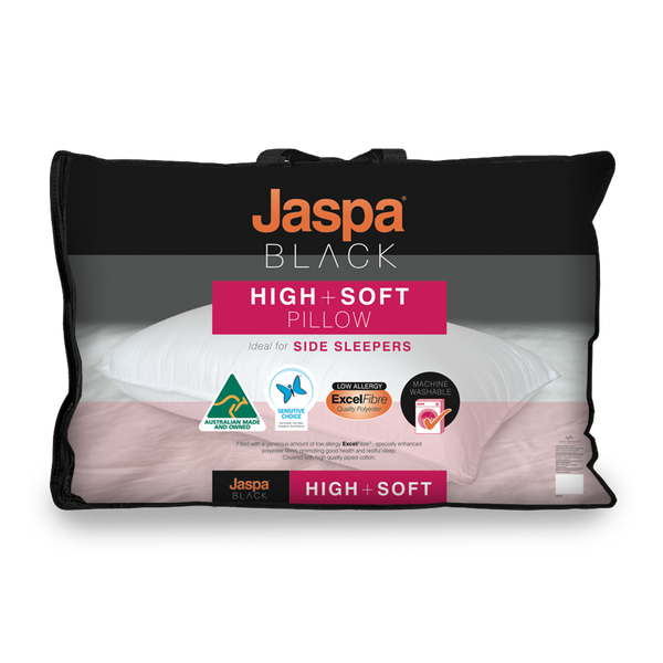 Jaspa Herington Black High & Soft Pillow