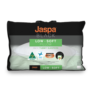 Jaspa Herington Black Low & Soft Pillow