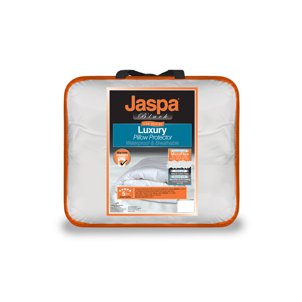 Jaspa Herington Black Luxury Waterproof Pillow Protector
