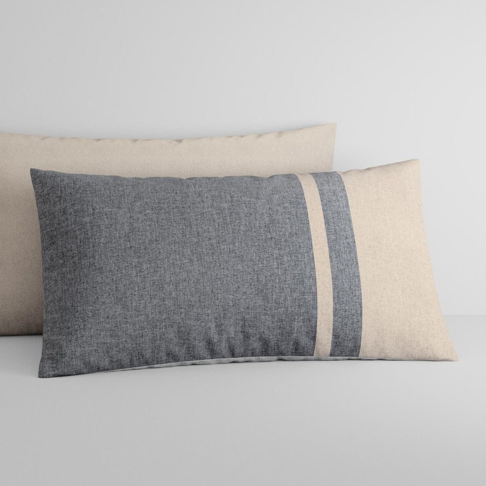 Abbotson Bloc Flax Linen Standard Pillowcase Pair by Sheridan