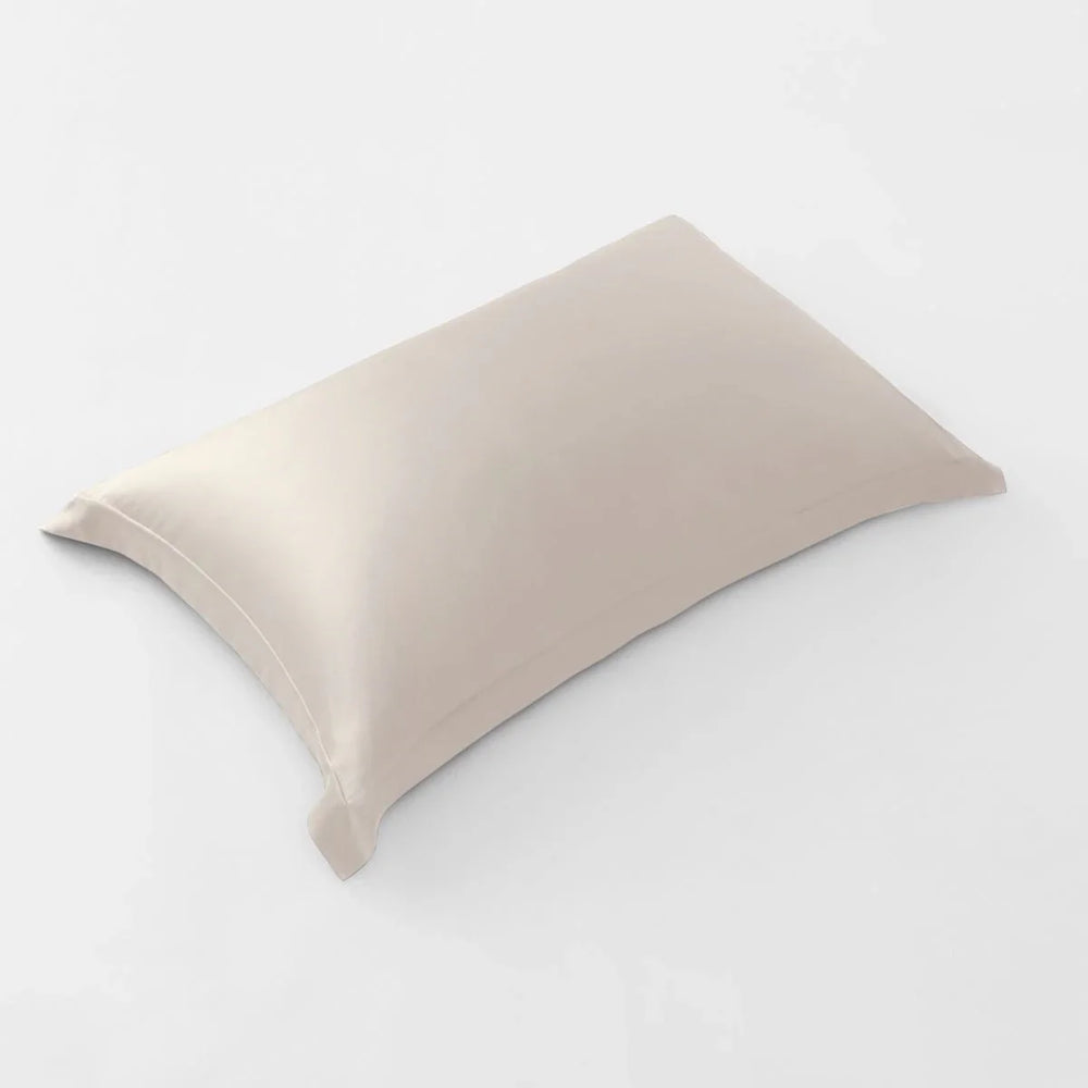 Lanham BONE Tailored Silk Pillowcase by Sheridan