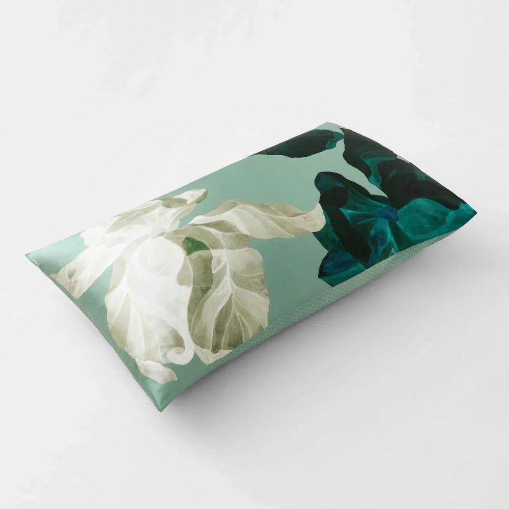 Lanham Sage Standard Silk Pillowcase by Sheridan