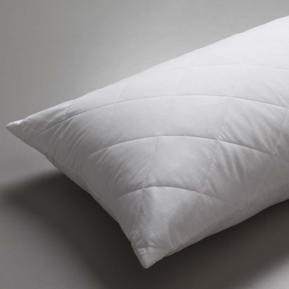 Pure Cotton Quilted Pillow Protector by Logan & Mason