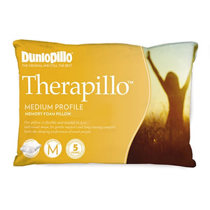 Dunlopillo Therapillo Medium Profile Memory Foam Pillow