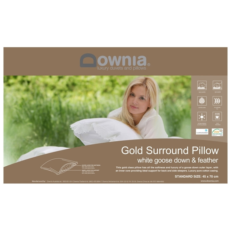 Downia Gold Collection Goose Down Pillow