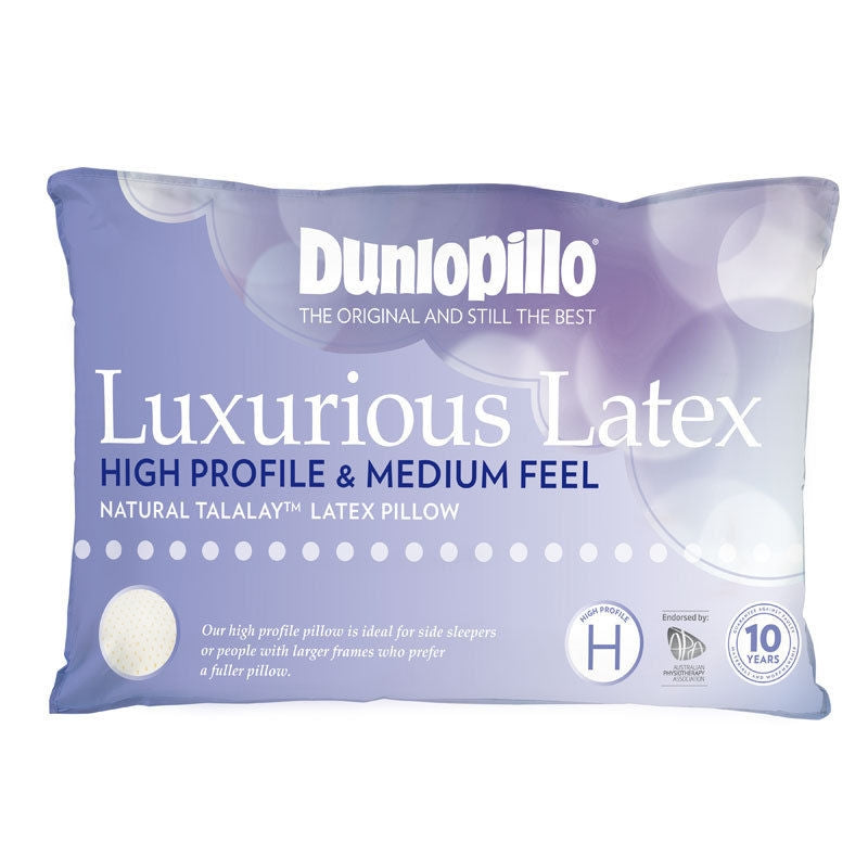 Dunlopillo Luxurious Latex High Profile & Medium Feel Pillow