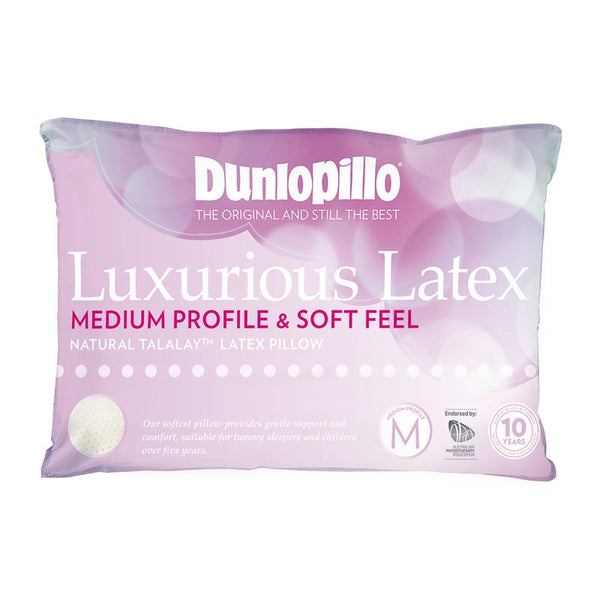 Dunlopillo Luxurious Latex Medium Profile & Soft Feel Pillow