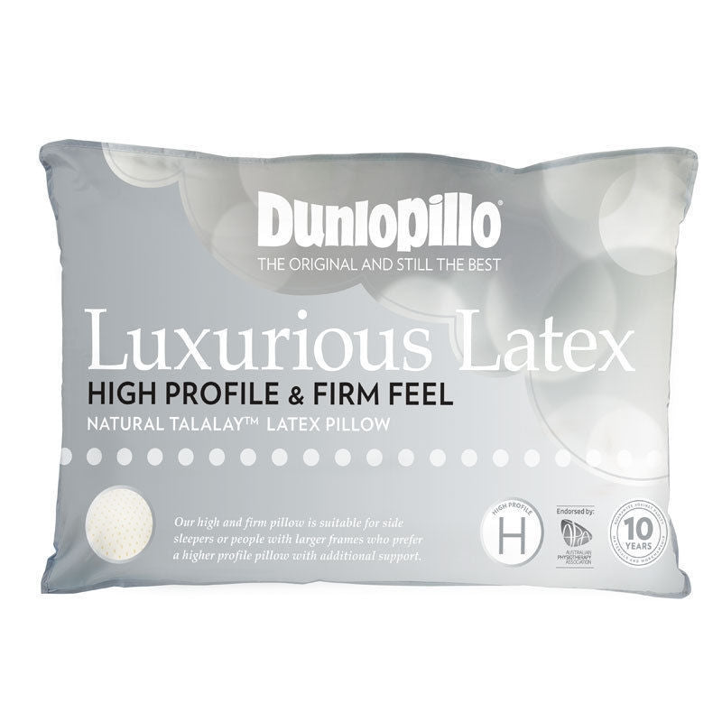 Dunlopillo Luxurious Latex High Profile & Firm Feel Pillow