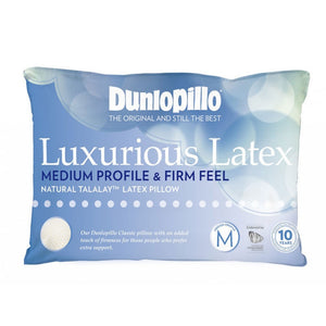 Dunlopillo Luxurious Latex Medium Profile & Firm Feel Pillow