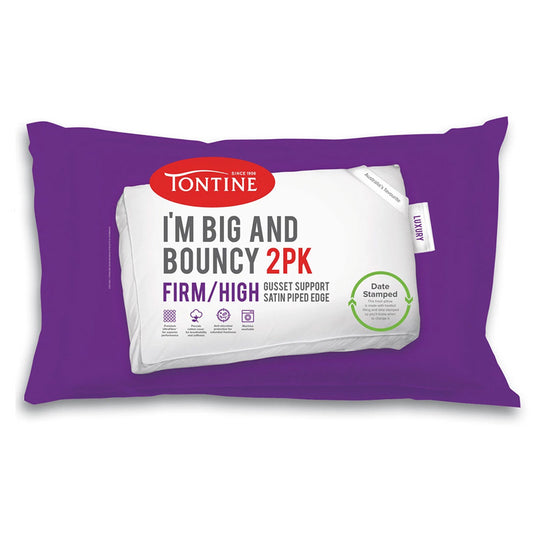 Tontine I'm Big & Bouncy High Profile Pillow - Firm Feel (2 Pack)