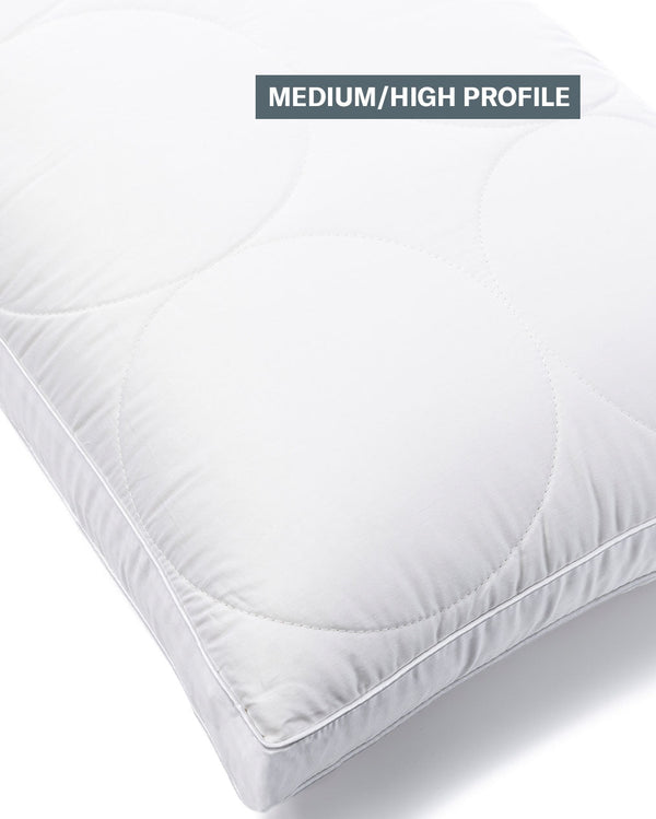 MiniJumbuk Breathe+ SUPPORT Wool Cotton Quilted Pillow