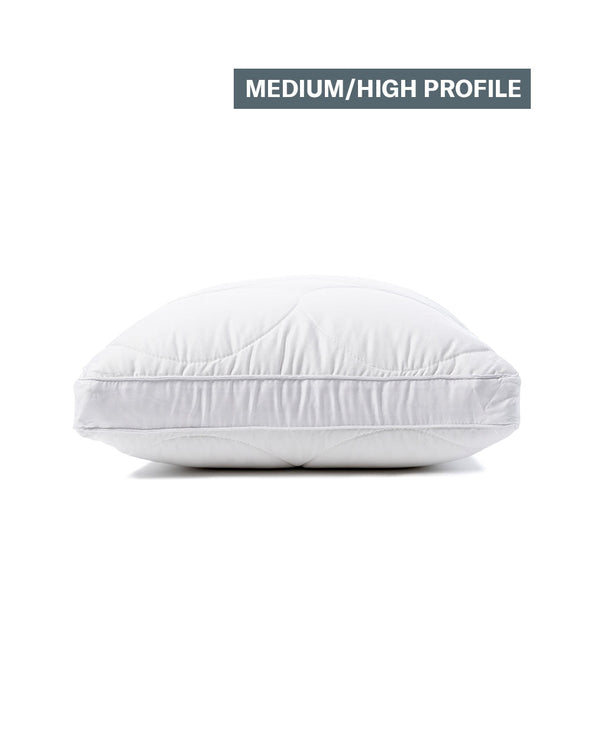 MiniJumbuk Breathe+ SUPPORT Wool Cotton Quilted Pillow