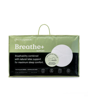 MiniJumbuk Breathe+ SUPPORT Wool Cotton Quilted Pillow