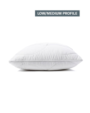 MiniJumbuk Breathe+ SUPPORT Wool Cotton Quilted Pillow