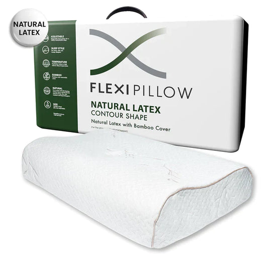 Natural Latex Contour Pillow by Flexi Pillow