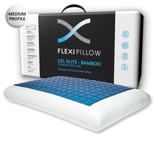 Cool Gel Elite Memory Foam Pillow by Flexi Pillow